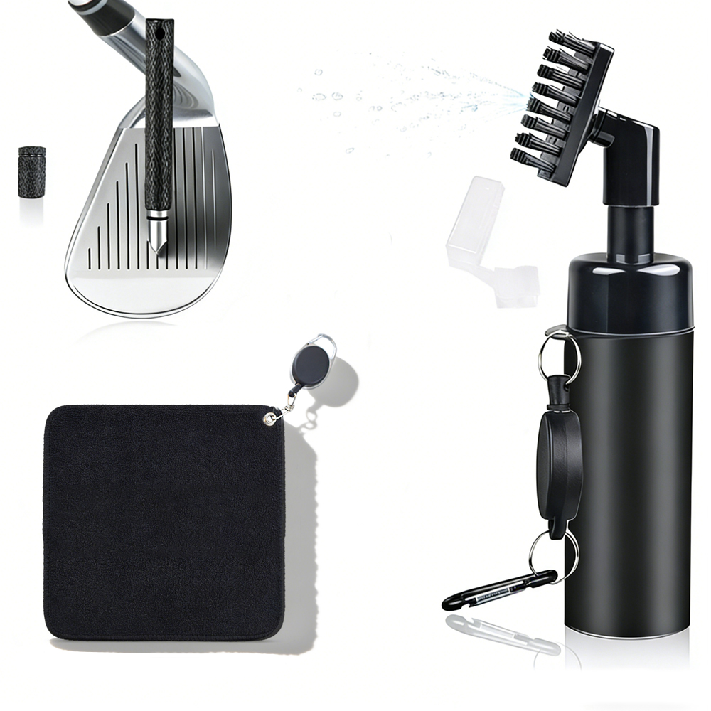 3 in 1 Golf Club Cleaning Kit  - Golf Equipment To Improve Your Game ulasan dan harga