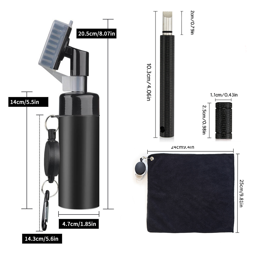 3 in 1 Golf Club Cleaning Kit  - Golf Equipment To Improve Your Game ulasan dan harga