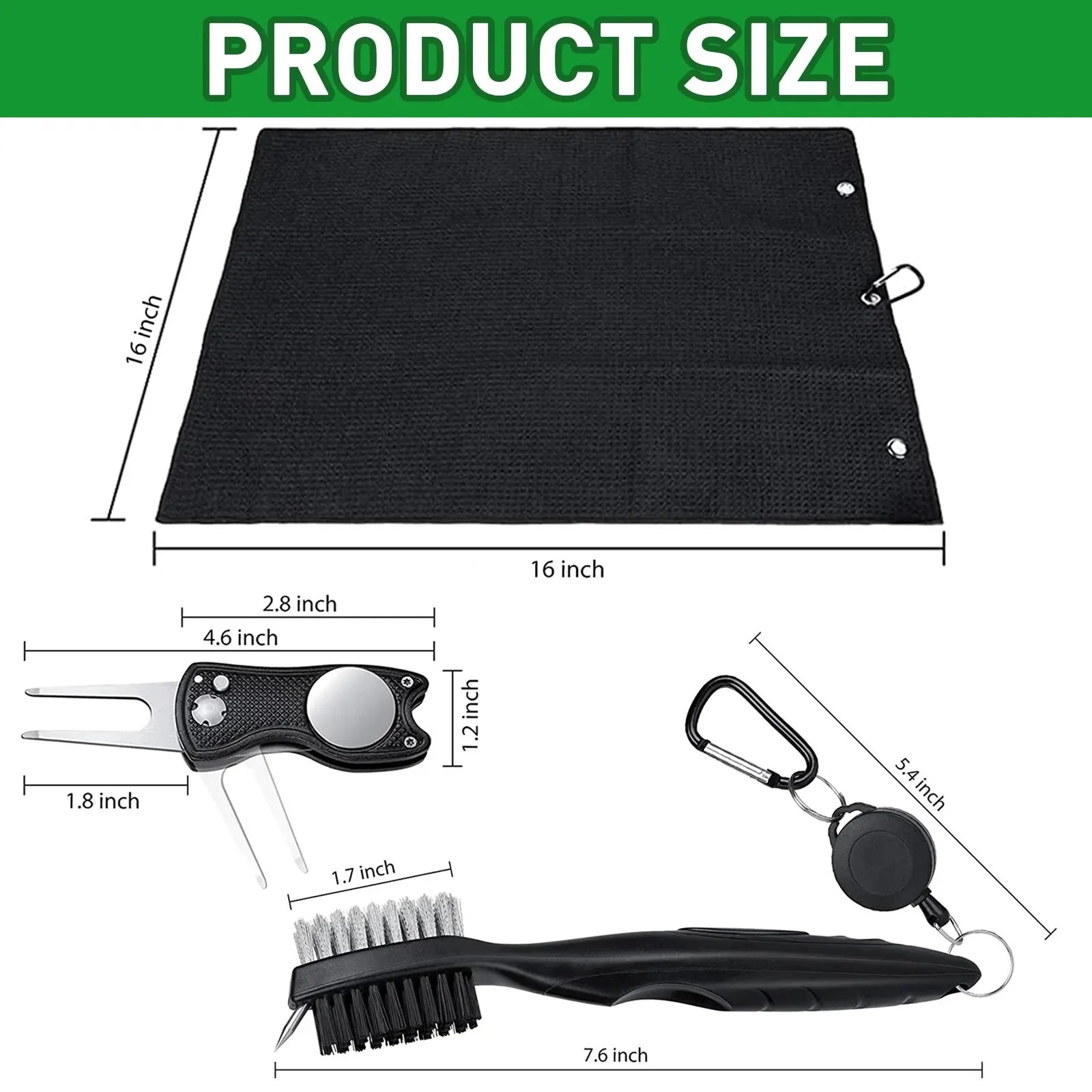 Golf Club Brush and Towel Clea - Golf Equipment To Improve Your Game ulasan dan harga