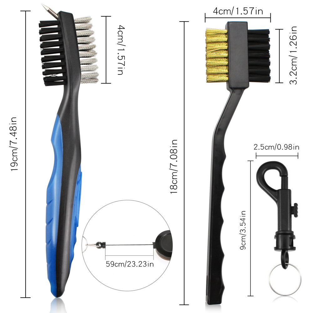 2Pcs/Set Golf Club Brush Golf  - Golf Equipment To Improve Your Game ulasan dan harga
