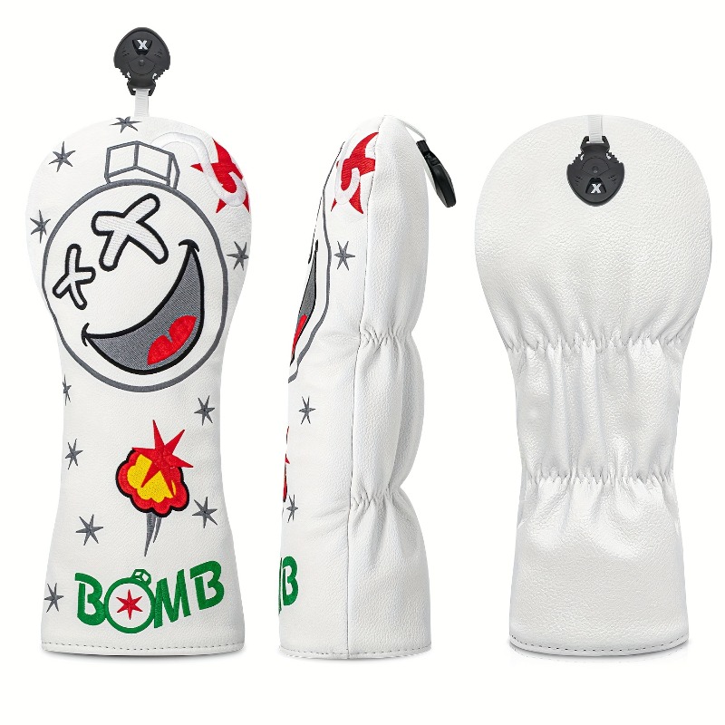 Golf Club Head Cover - White,  - Golf Equipment Nearby ulasan dan harga