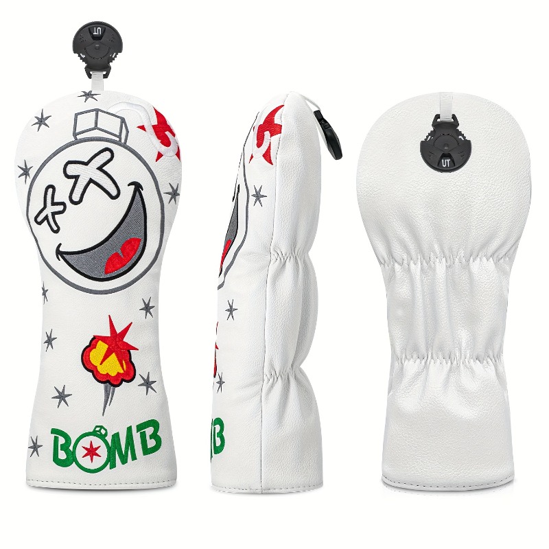 Golf Club Head Cover - White,  - Golf Equipment Nearby ulasan dan harga