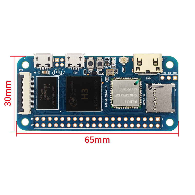 Banana Pi M2 Zero BPI-M2 Zero  - Golf Zero ulasan dan harga