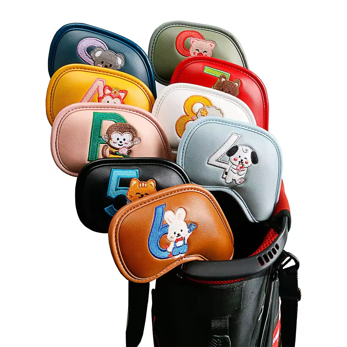 9Pcs Cute Cartoon Animal Golf  - Golf Equipment Nearby ulasan dan harga