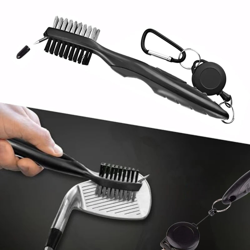 1-4Pcs Golf Groove Cleaning Br - Golf Equipment To Improve Your Game ulasan dan harga